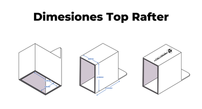 Top Rafter Bracket "Acero al Carbón"
